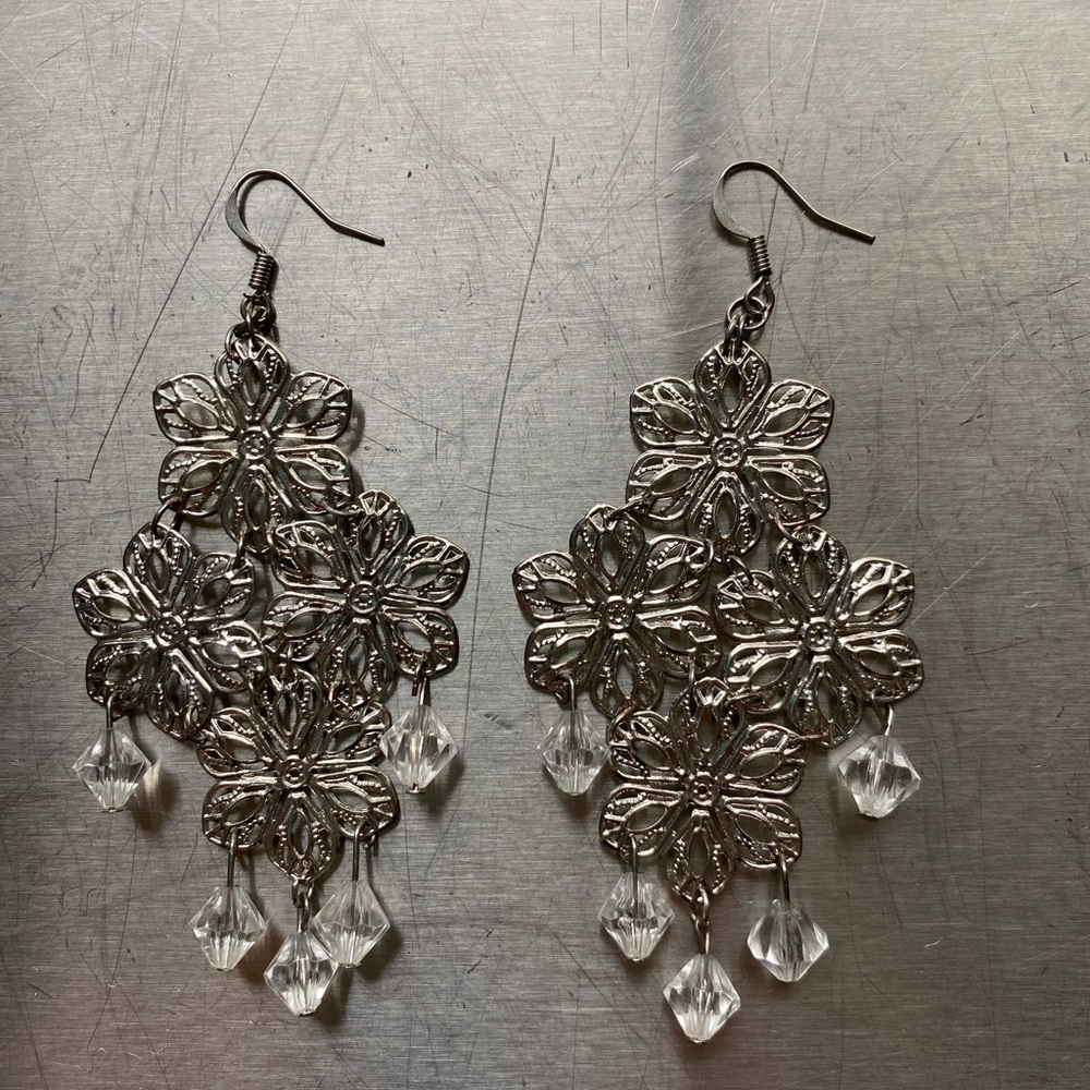 Floral Dangle Earrings